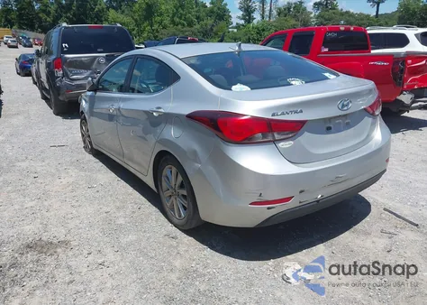 2015 Hyundai Elantra Se z USA, uszkodzony, nr VIN 5NPDH4AEXFH594877